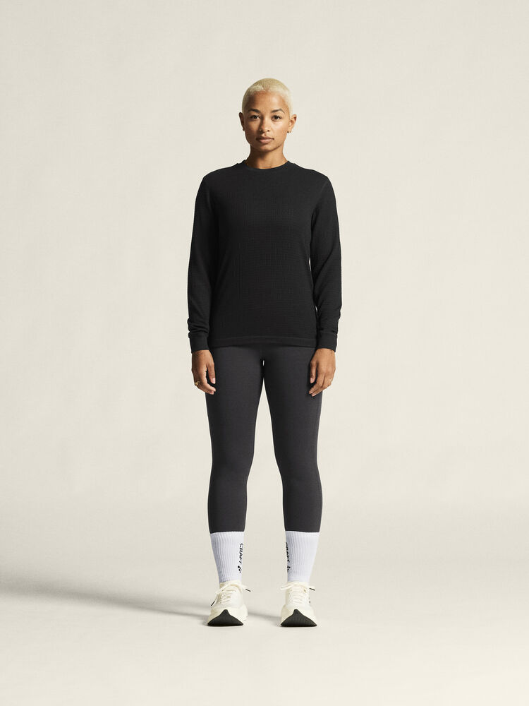 Craft Wool Waffle RN W - Black AW25 [999000] / XS