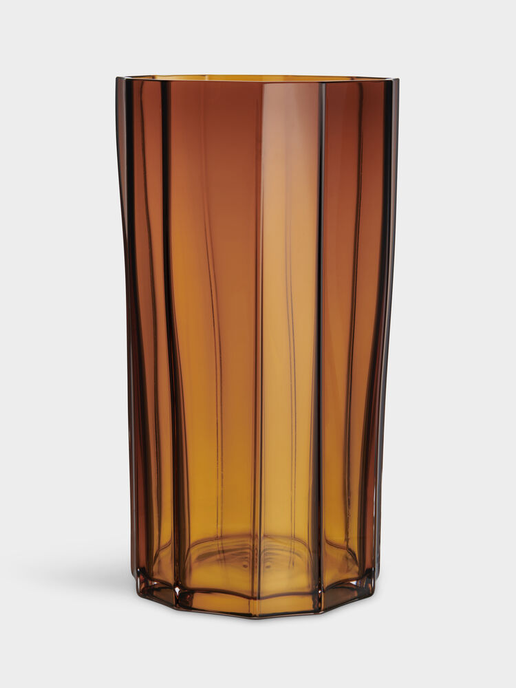 Reed Hurricane Lamp 250Mm Amber