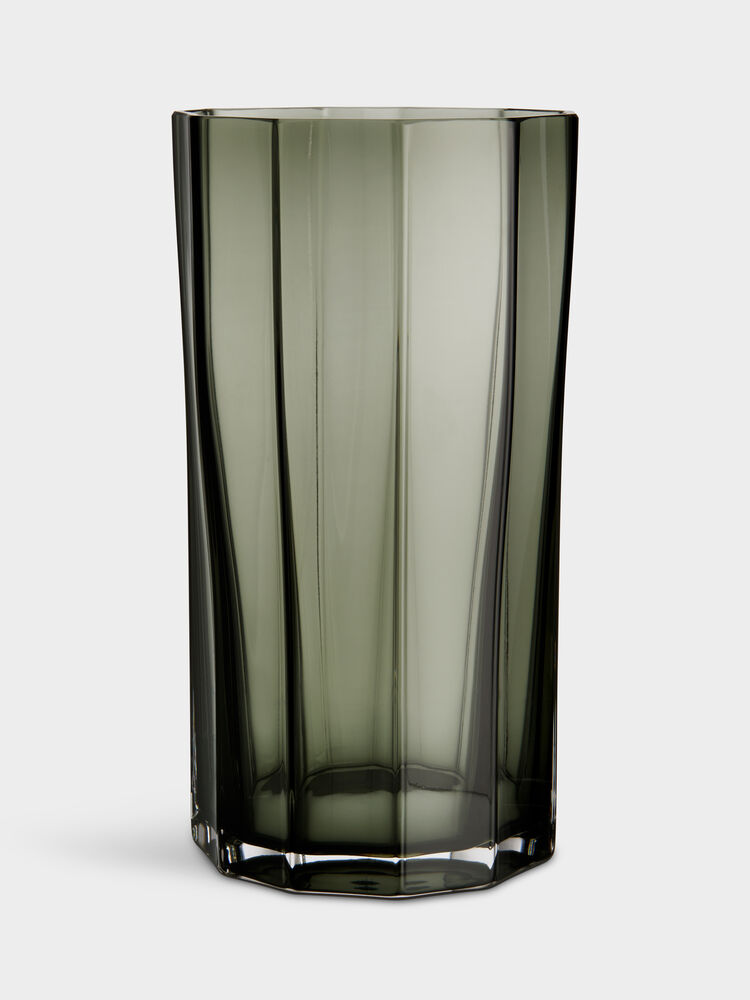 Reed Hurricane Lamp 250Mm Moss Green