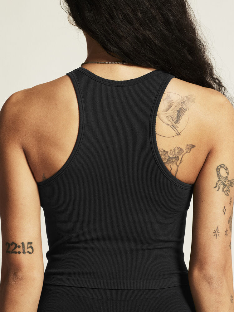 Craft Collective Rib Tank Top W - Black AW25 [999000] / L/XL