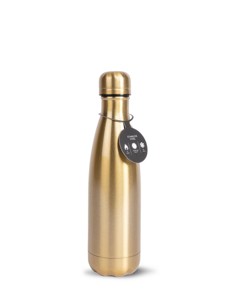 Stålflaska guld 50cl, 8/16H