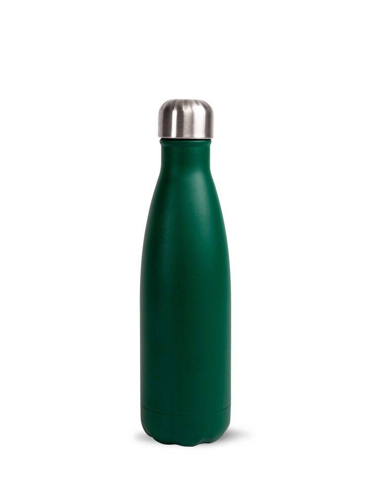 Nils steel bottle powder coated green 12/24H, 50cl