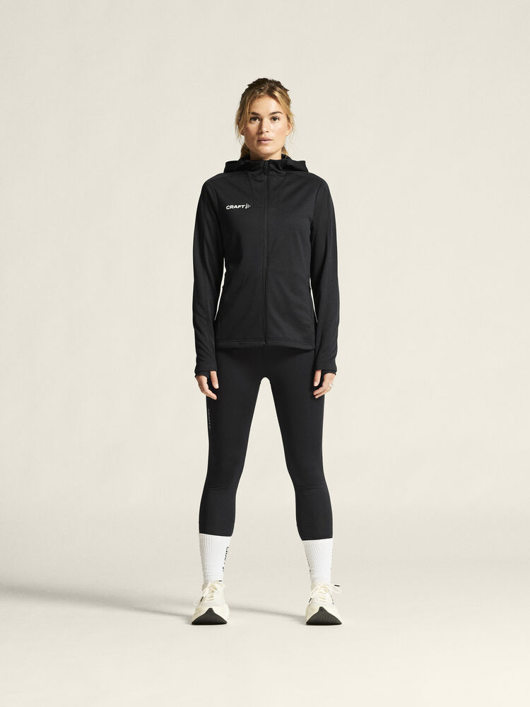 Craft Evolve 2.0 Brushed Hood Jacket W - Black AW25 [999000] / XS