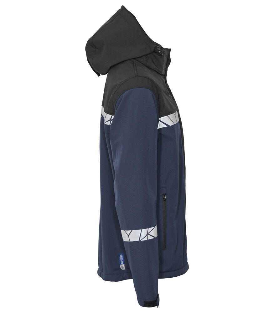 Projob 7400 SOFTSHELL JAKKE
7400 SOFTSHELL JAKKE 9910-VIZ - Navy/Black [5899] / XS
