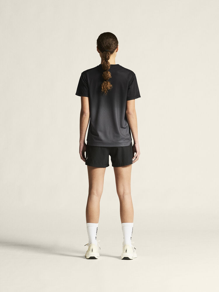 Craft Evolve 2.0 Structured Graphic Jersey W - BLACK-GRANITE [999985] / XS