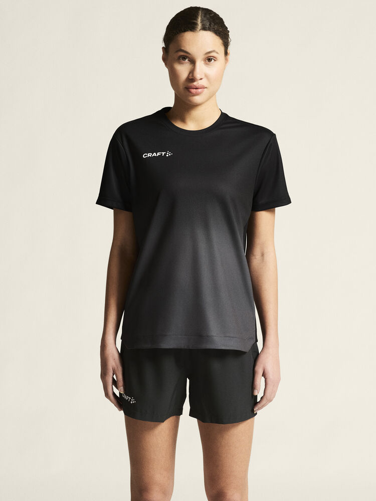 Craft Evolve 2.0 Structured Graphic Jersey W - BLACK-GRANITE [999985] / XS