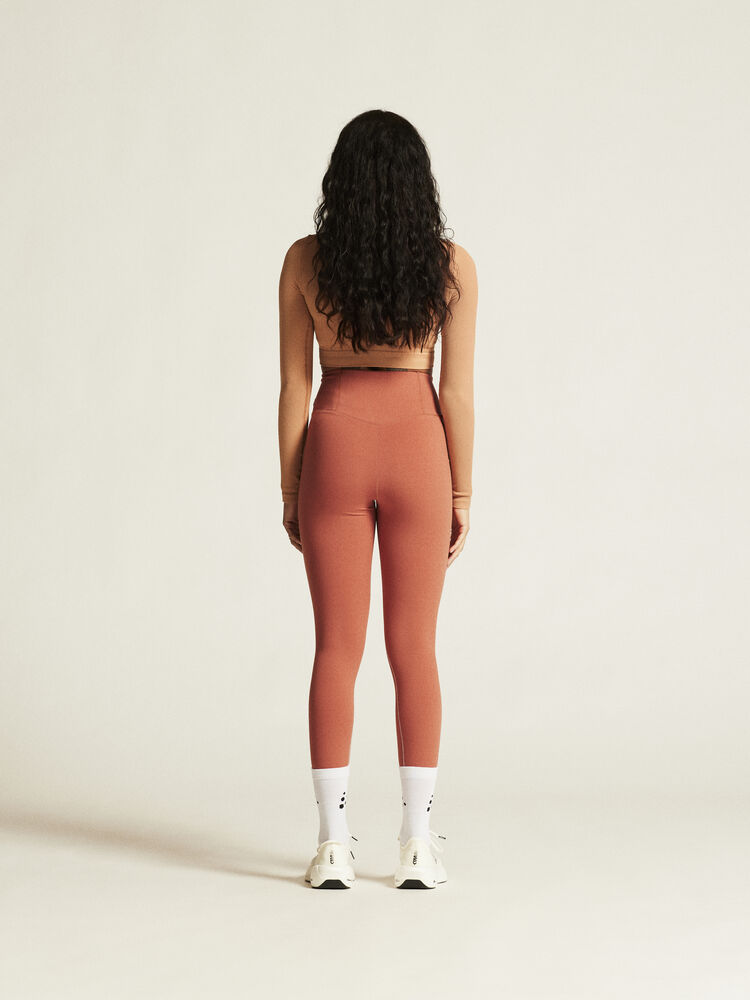 Craft Collective Rib Cropped Ls Top W - Syrup (retail) [246000] / L/XL
