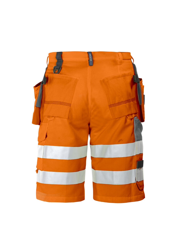 Projob 6503 SHORTS EN ISO 20471 KLASSE 2/1 - Orange/Grey [17] / C44