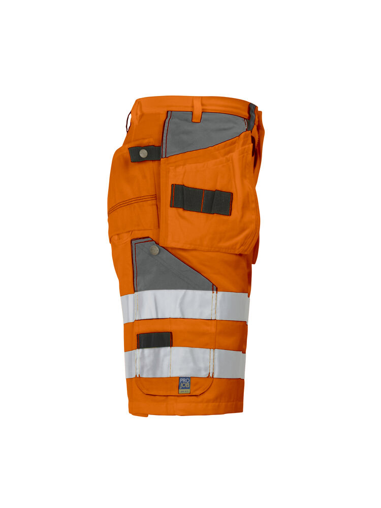 Projob 6503 SHORTS EN ISO 20471 KLASSE 2/1 - Orange/Grey [17] / C44