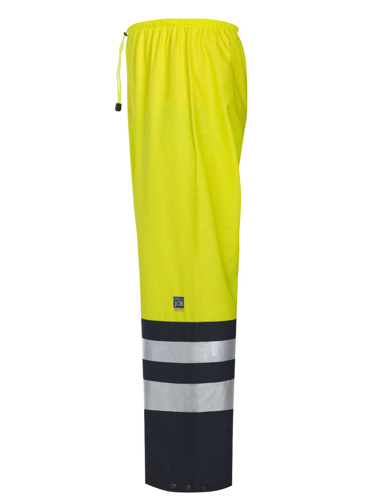 Projob 6504 REGNBUKS EN ISO 20471 KLASSE 2 - Yellow/Navy [10] / XS