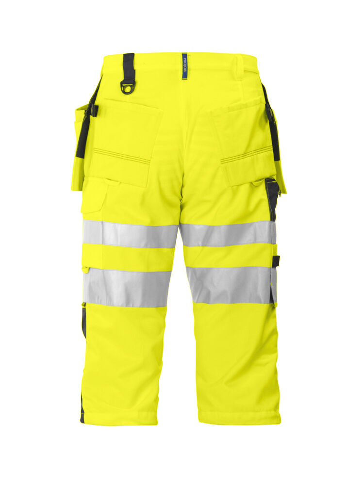 Projob 6510 KNICKERS EN ISO 20471 KLASSE 2 - Yellow/Navy [10] / C44