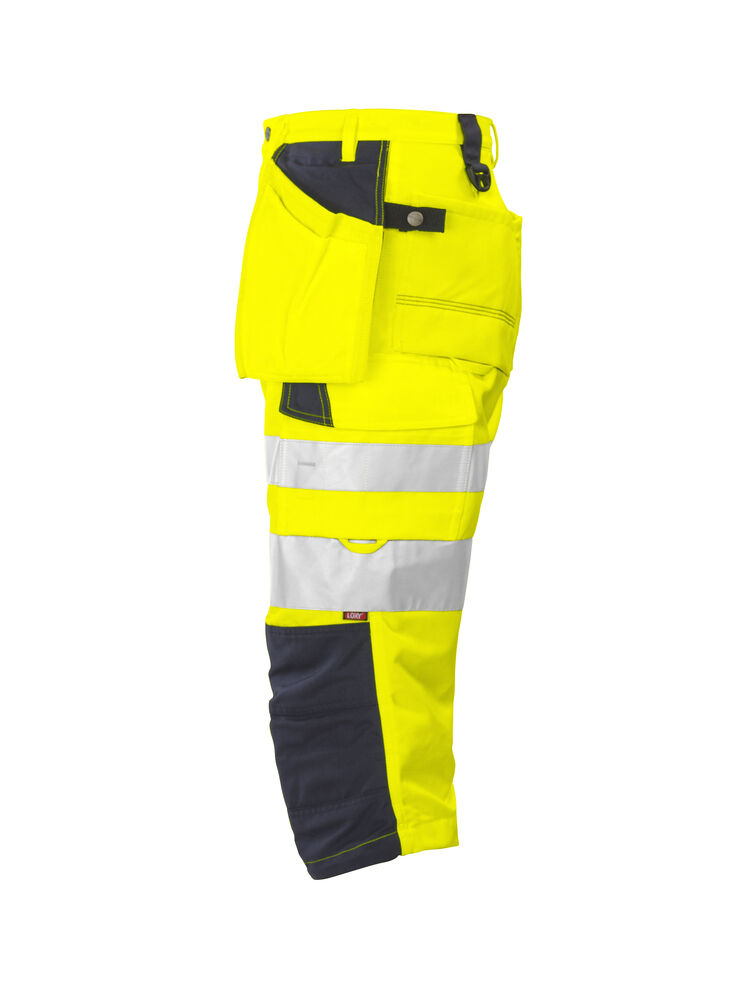 Projob 6510 KNICKERS EN ISO 20471 KLASSE 2 - Yellow/Navy [10] / C44