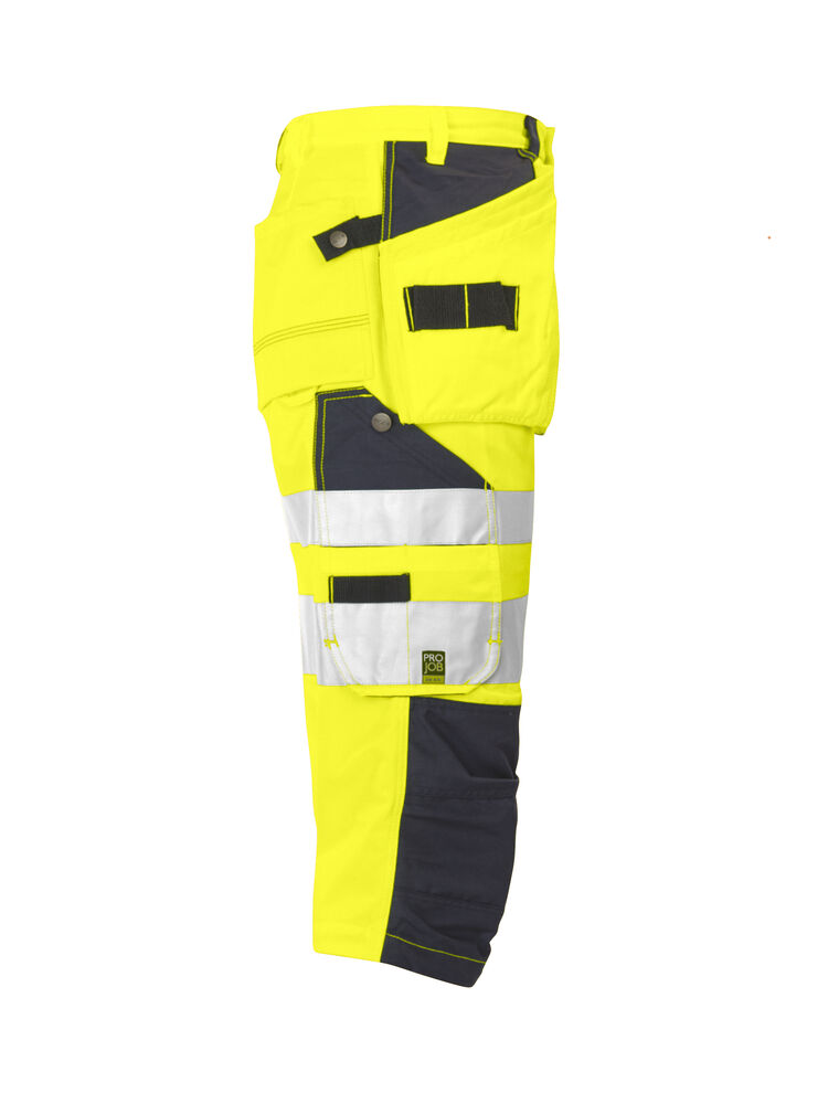 Projob 6510 KNICKERS EN ISO 20471 KLASSE 2 - Yellow/Navy [10] / C44