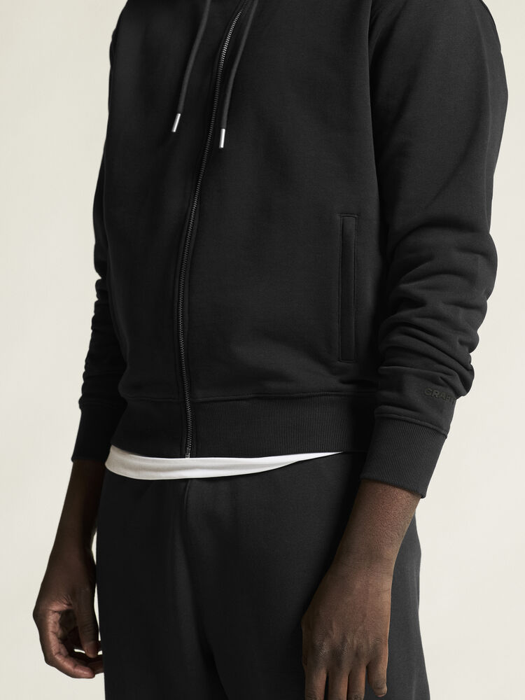 Craft Frequent FZ Hoodie M - Black AW25 [999000] / XS