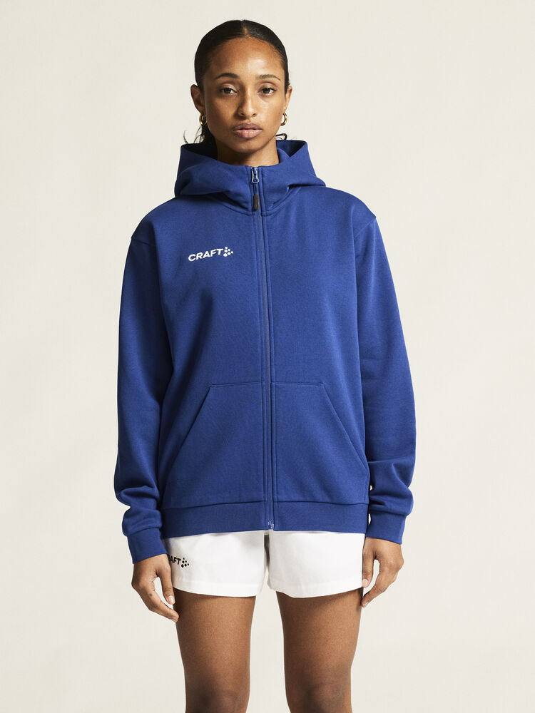 Craft Community 2.0 Logo Fz Hoodie W - Club Cobolt [3460] / XS