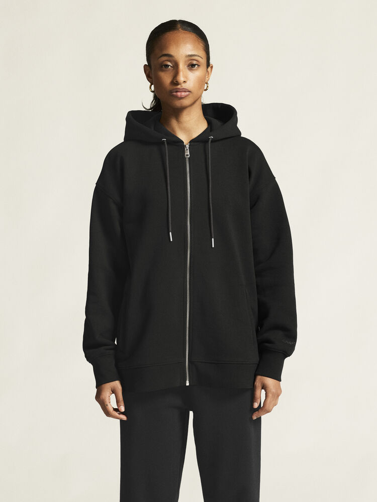 Craft Frequent FZ Hoodie W - Black AW25 [999000] / XS