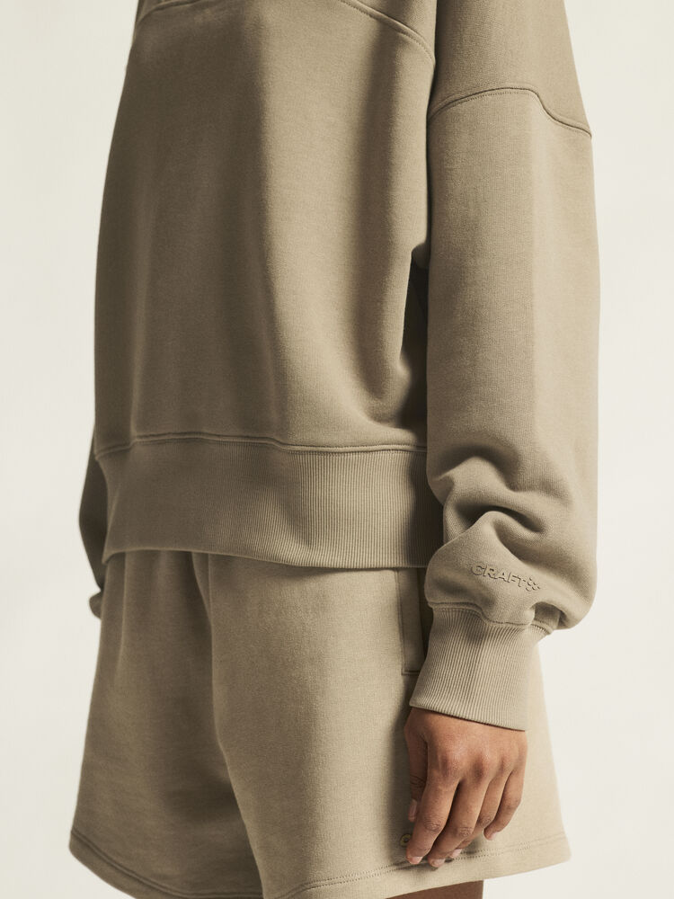 Craft Frequent HZ Sweatshirt W - Taupe (retail) [240000] / XS