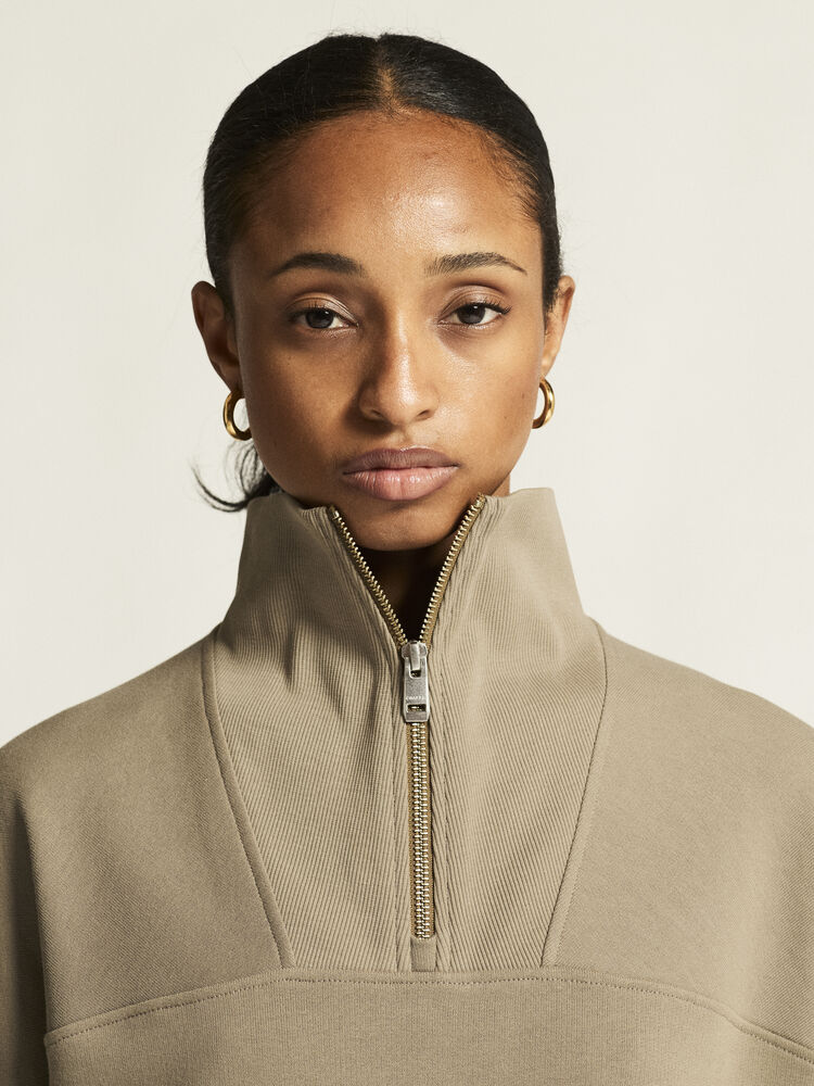 Craft Frequent HZ Sweatshirt W - Taupe (retail) [240000] / XS