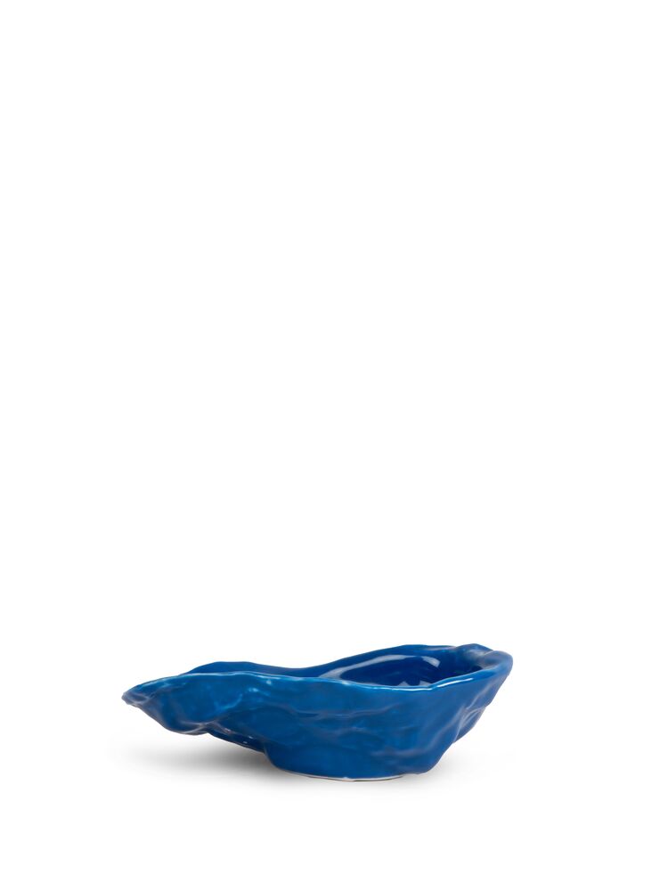 Plate Oyster (4) Blue