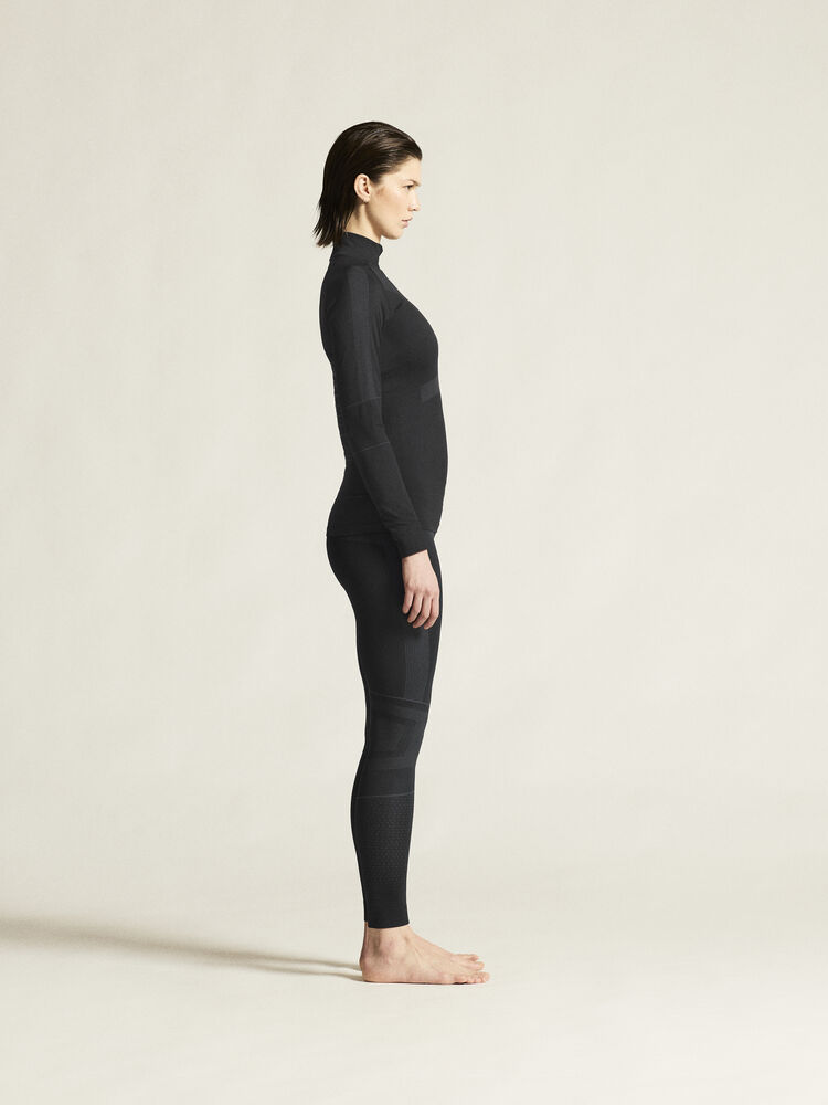 Craft Active Intensity Zip W - Black/Asphalt AW25 [999995] / XS