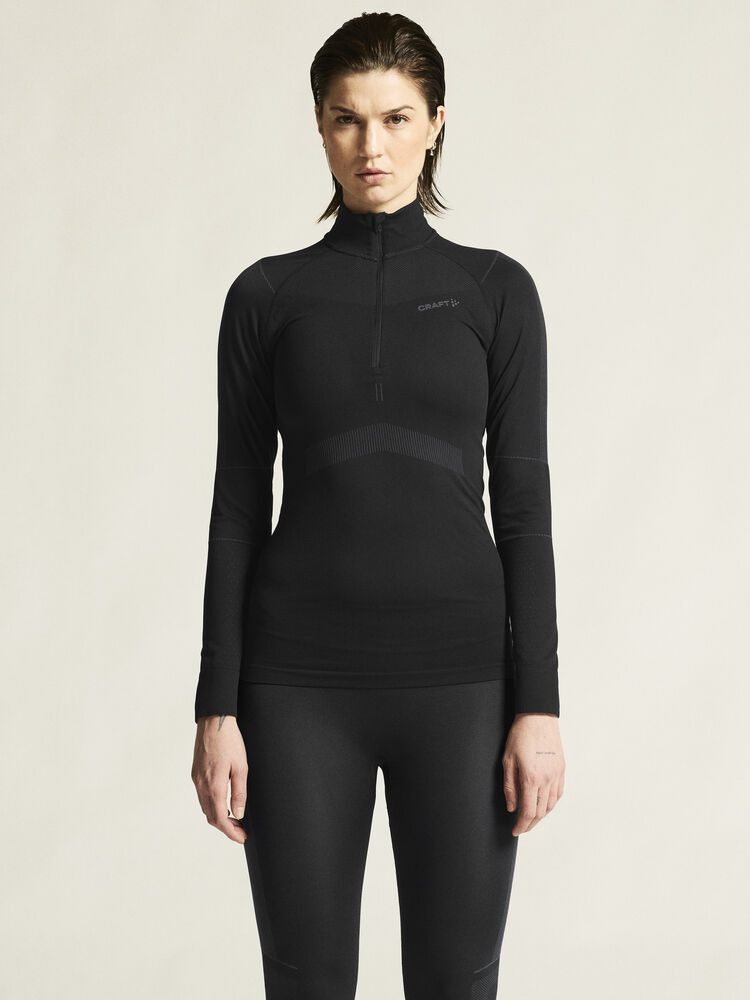 Craft Active Intensity Zip W - Black/Asphalt AW25 [999995] / XS