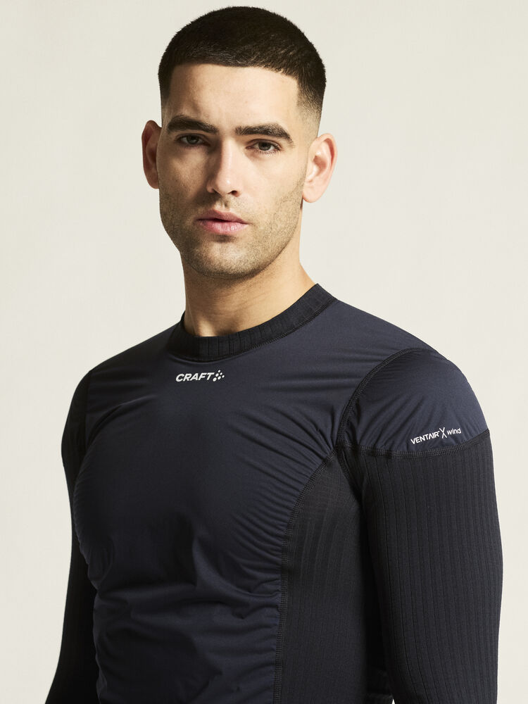 Craft Active Extreme X Wind LS M - BLACK-GRANITE [999985] / S