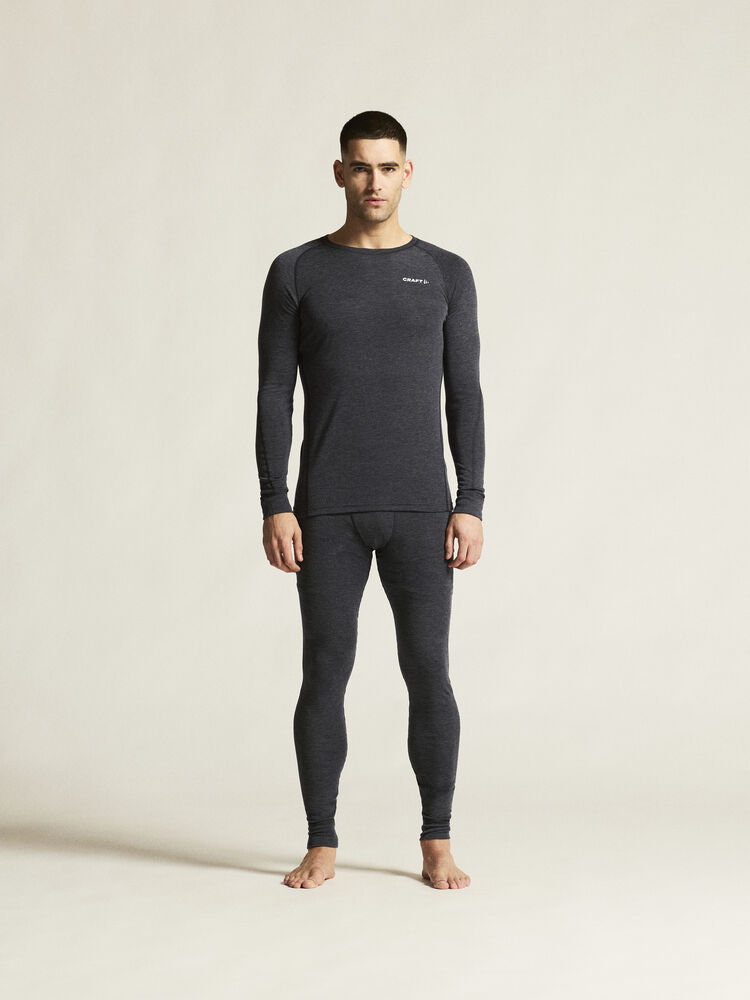 Craft Wool Merino Set M - BLACK MELANGE [998000] / XS