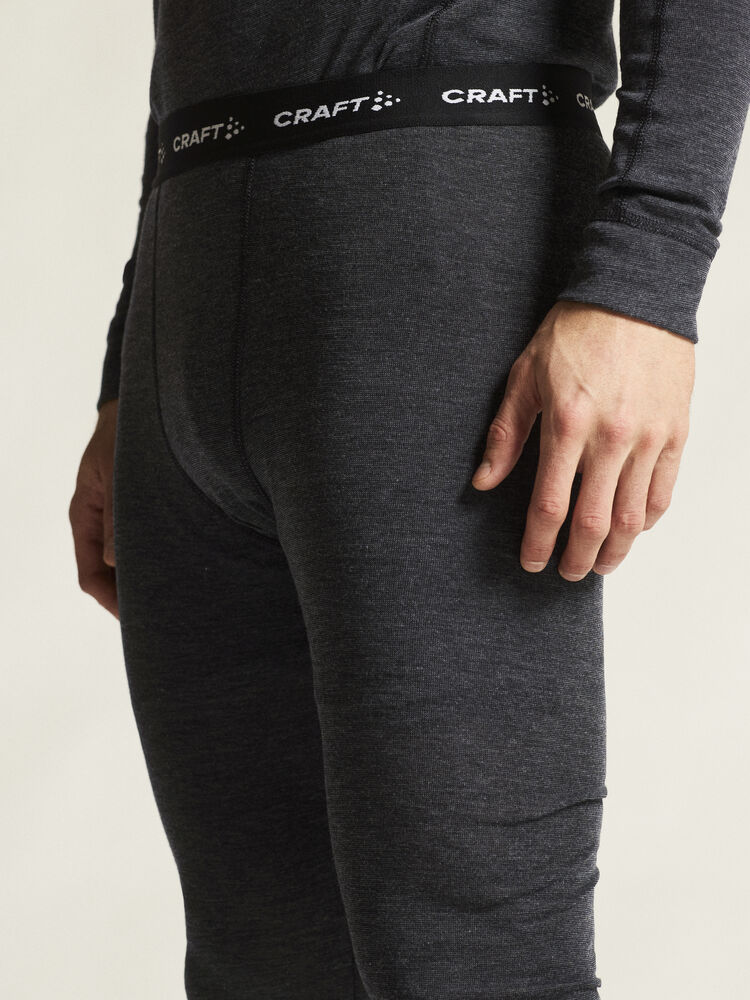 Craft Wool Merino Set M - BLACK MELANGE [998000] / XS
