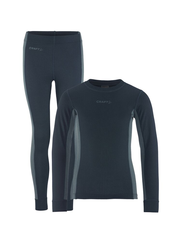 Craft CORE Dry Baselayer Set J - Blaze/Orion [396387] / 110/116