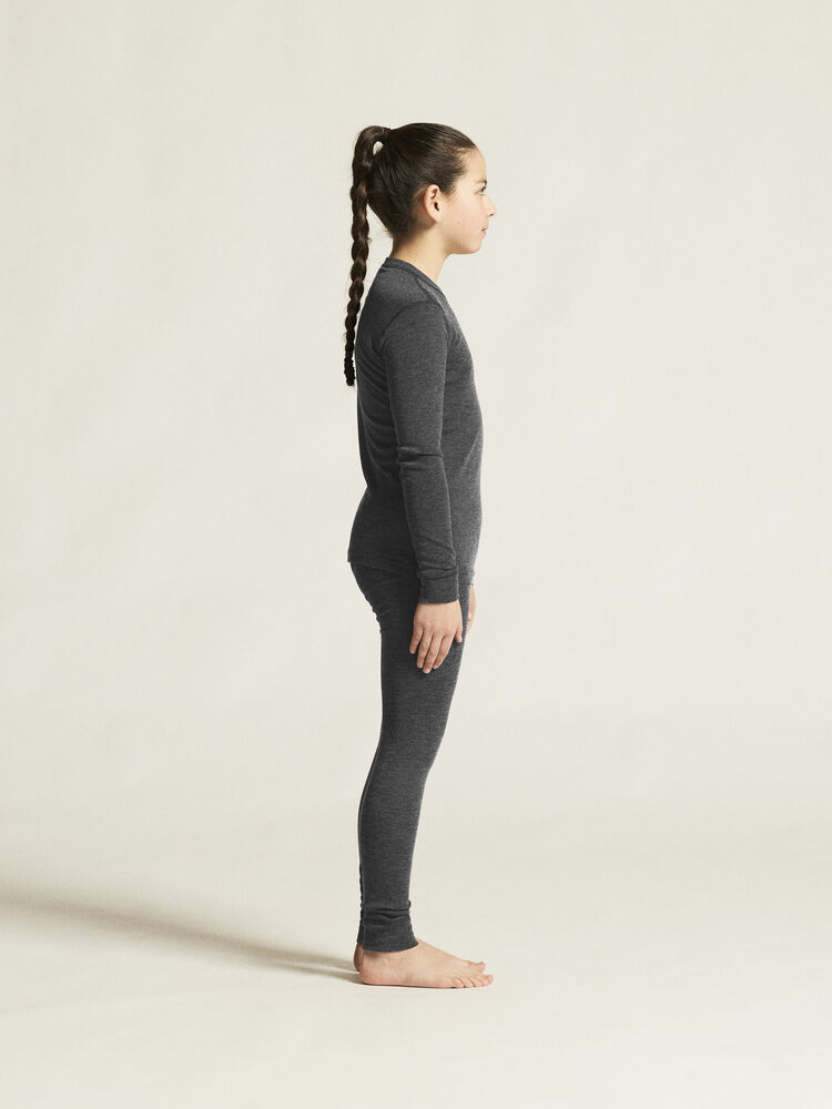 Craft Wool Merino Set Jr - BLACK MELANGE [998000] / 110/116
