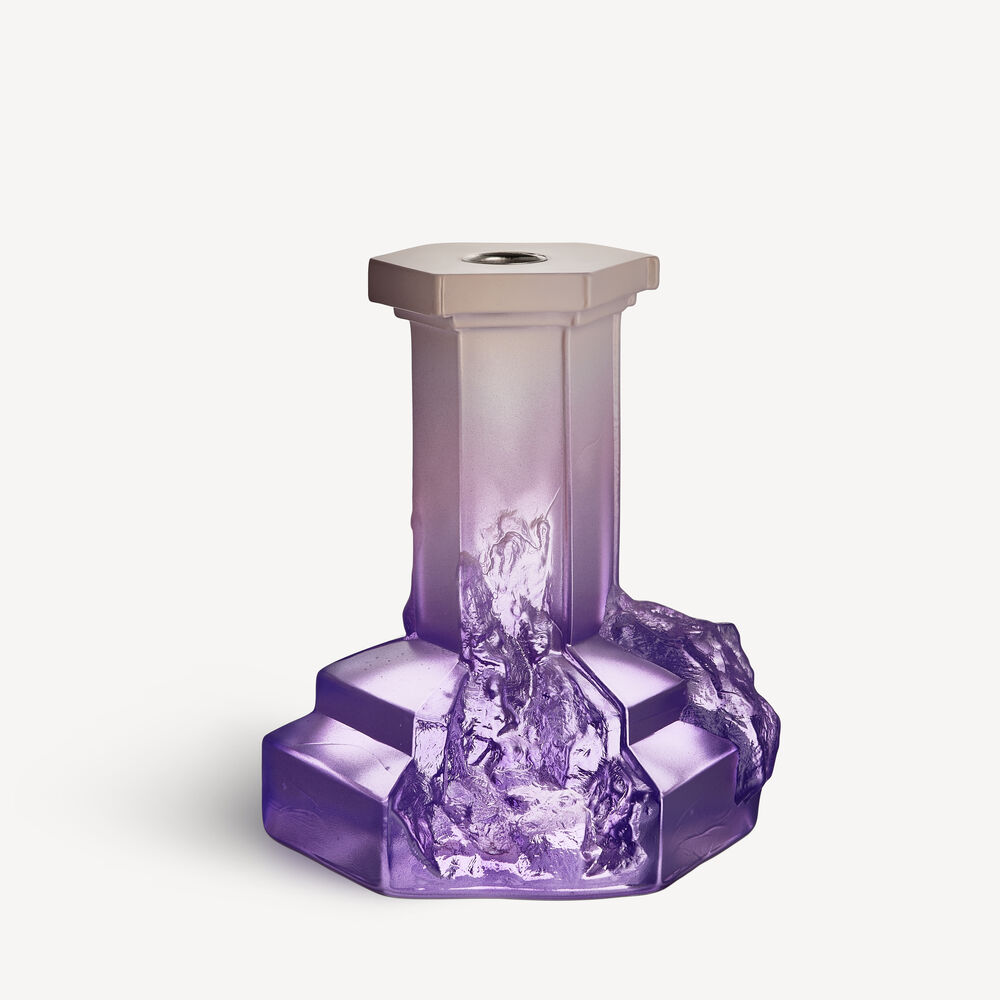 Rocky Barouqe Candlestick Lilac Haze 175Mm
