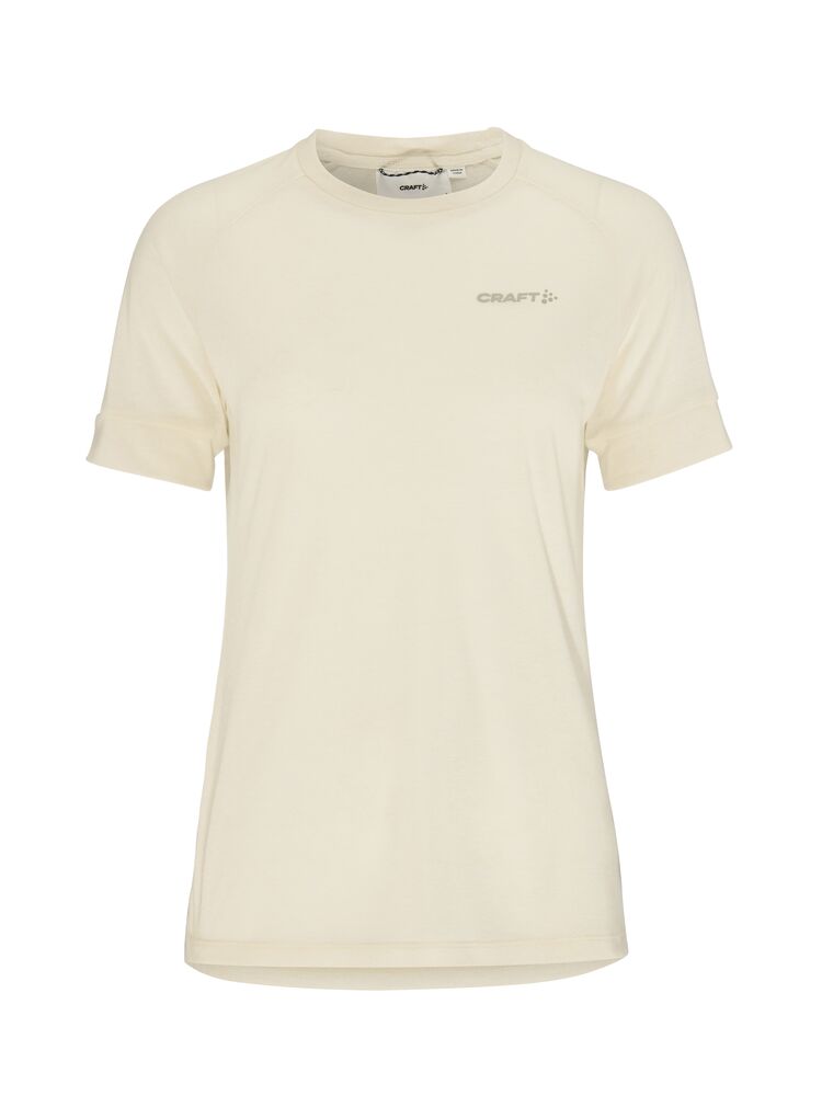 Craft Wool SS Tee W - Tofu Melange [105M] / XS