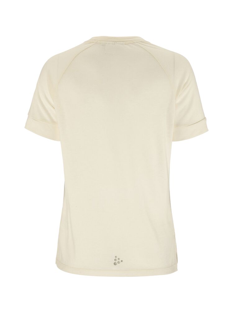 Craft Wool SS Tee W - Tofu Melange [105M] / XS