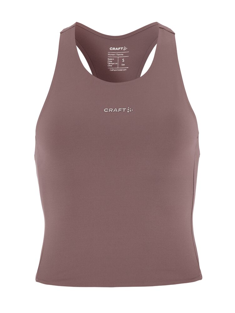 Craft Hypervent Cropped Pocket Singlet W - Flint (Retail) [7880] / XS