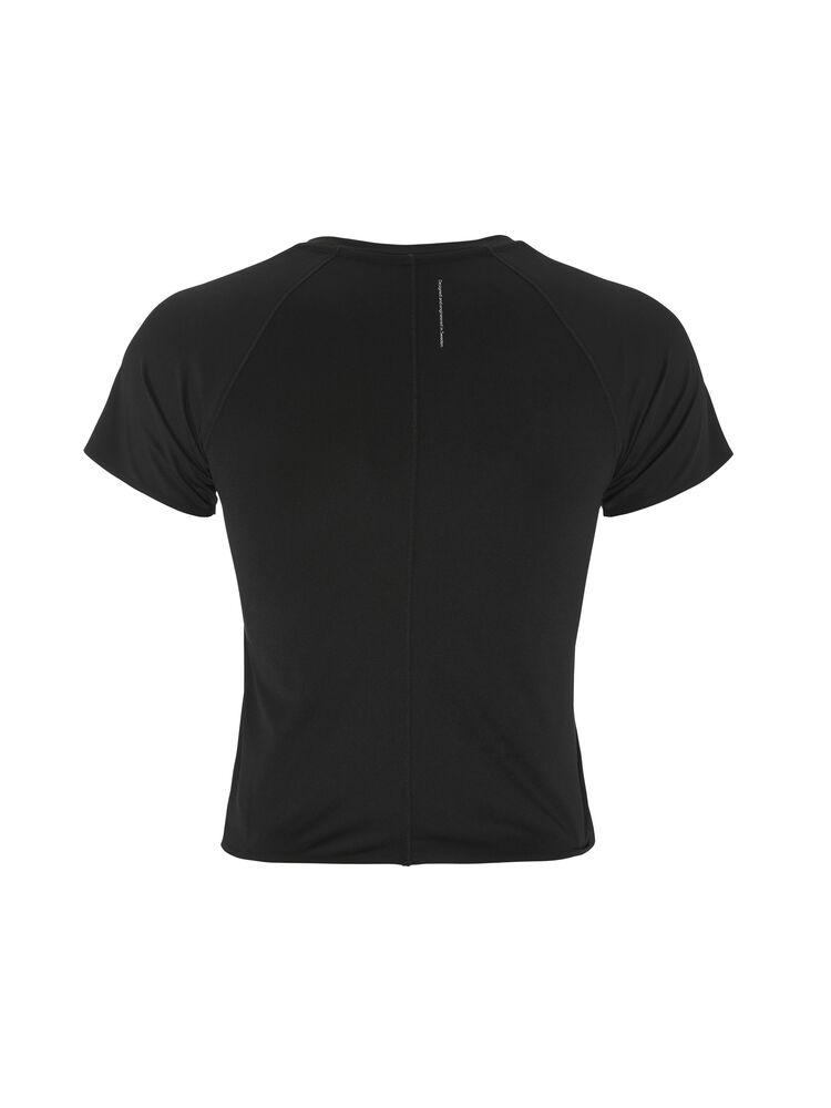 Craft Hypervent Cropped Tee W - Black [9990] / XS
