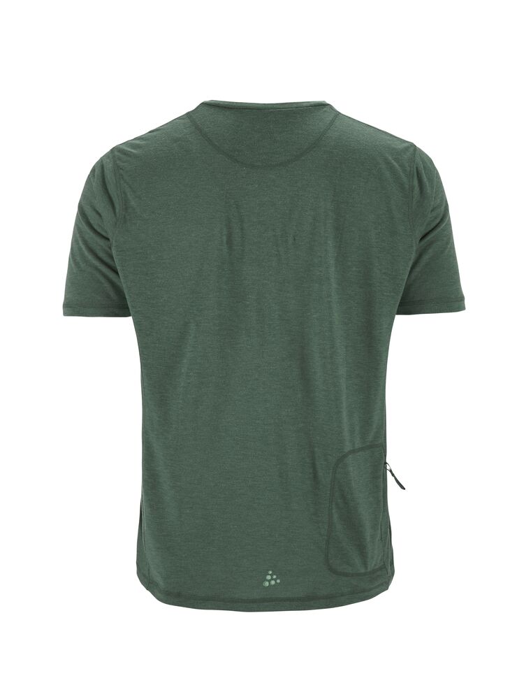 Craft Everyday Wool SS Tee M - Atlantic/Melange [653M] / XS