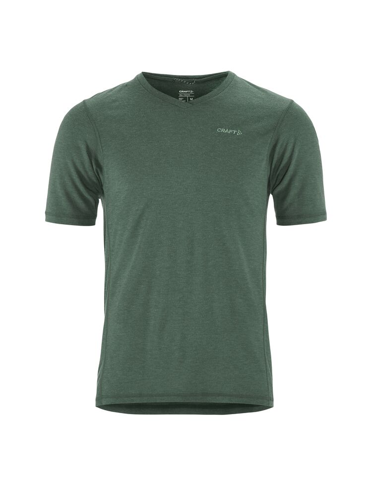 Craft Everyday Wool SS Tee M - Atlantic/Melange [653M] / XS