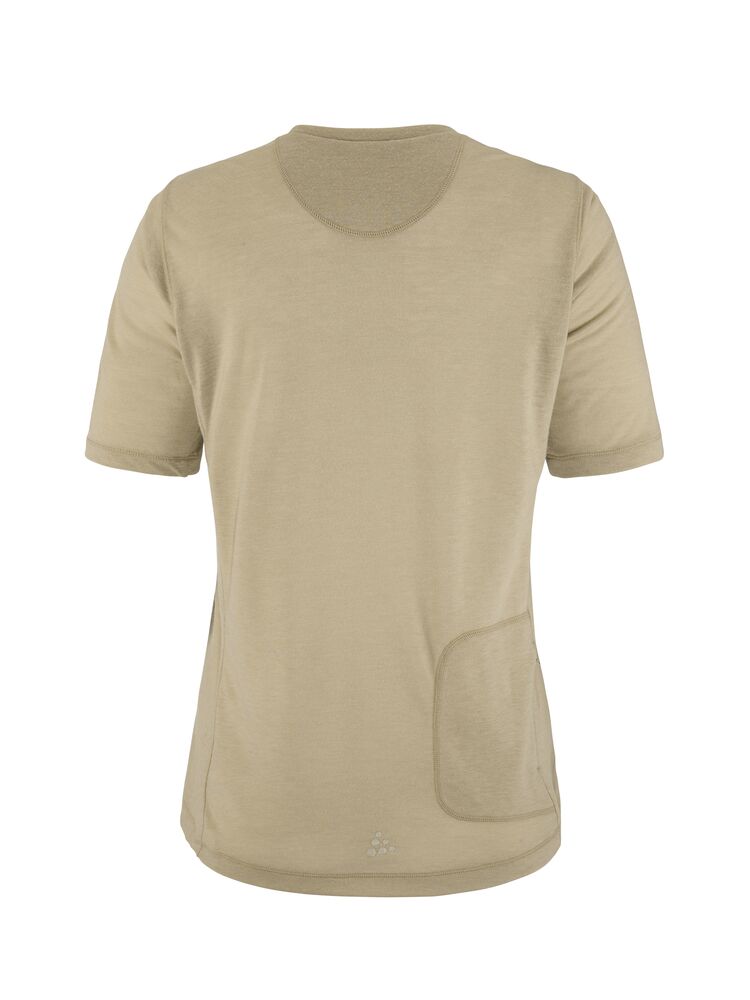 Craft Everyday Wool SS Tee W - Hay Melange [608M] / XS