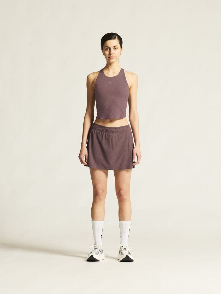 Craft Hypervent Cropped Pocket Singlet W - Flint (Retail) [7880] / XS