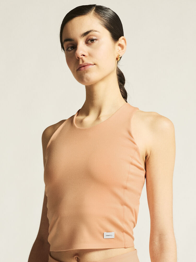 Craft Collective Cropped Singlet W - Apricot (Retail) [7540] / XS