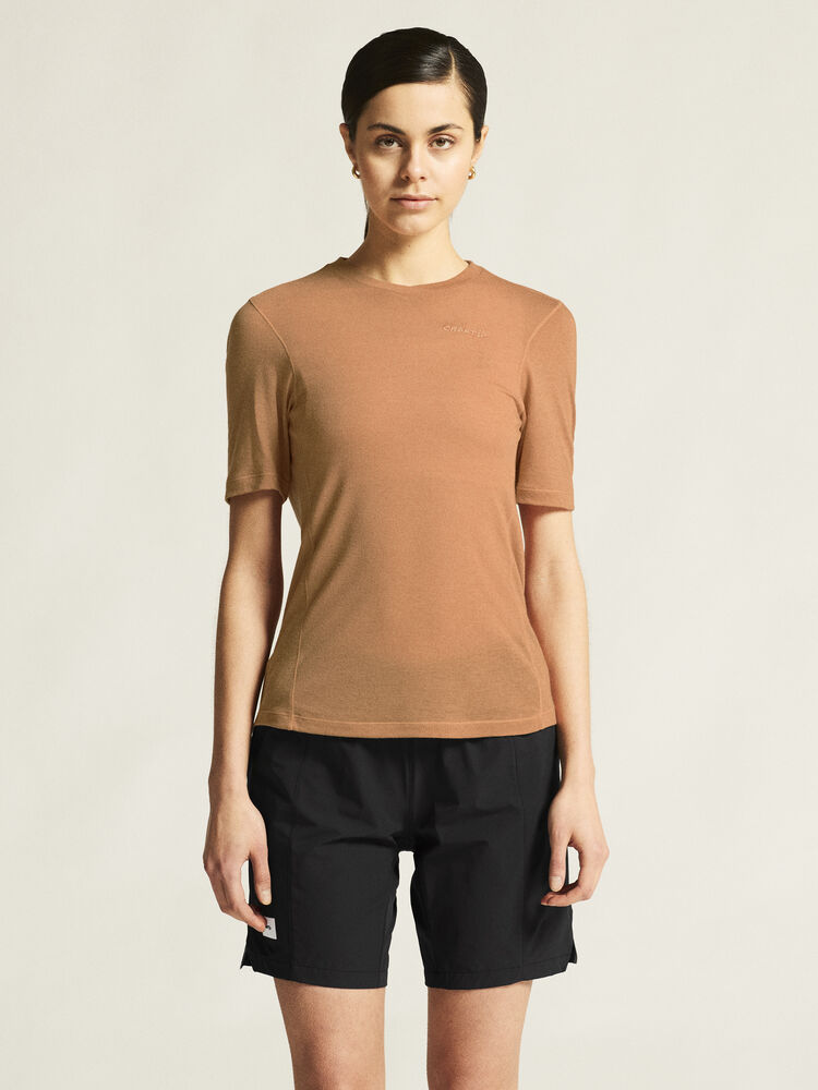 Craft Everyday Wool SS Tee W - Syrup/Melange [246M] / XS