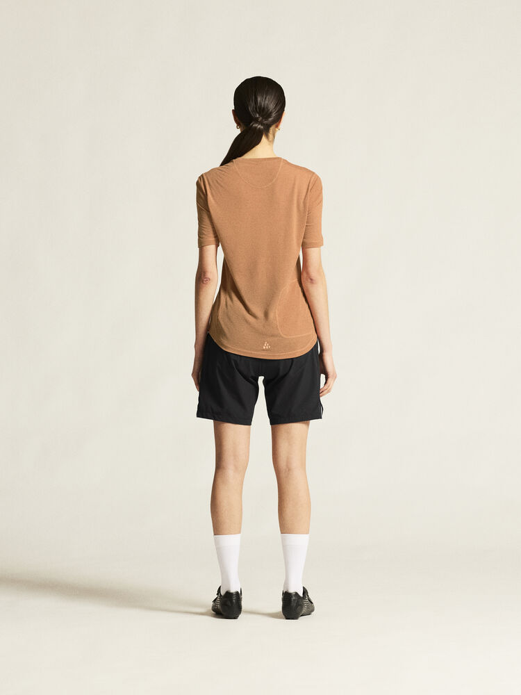 Craft Everyday Wool SS Tee W - Syrup/Melange [246M] / XS