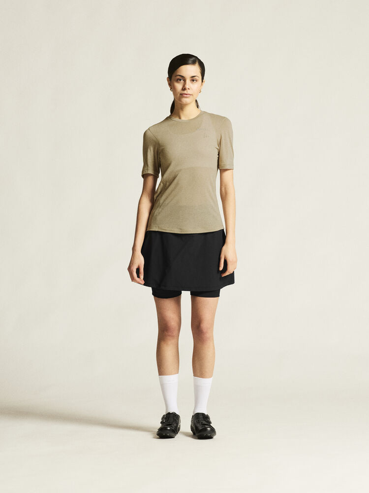 Craft Everyday Wool SS Tee W - Hay Melange [608M] / XS