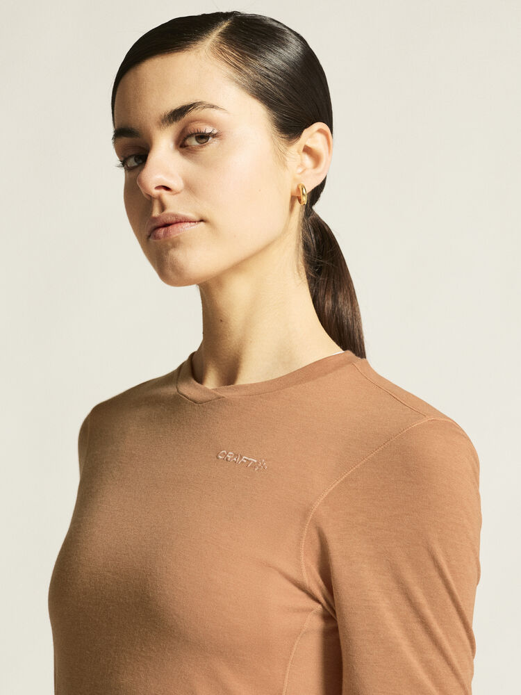 Craft Everyday Wool SS Tee W - Syrup/Melange [246M] / XS