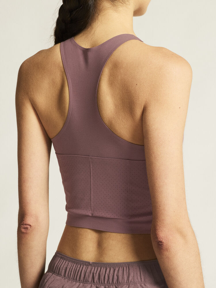 Craft Hypervent Cropped Pocket Singlet W - Flint (Retail) [7880] / XS