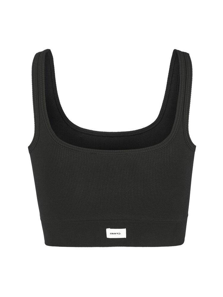 Craft Collective Rib Sports Bra W - Black AW25 [999000] / L/XL
