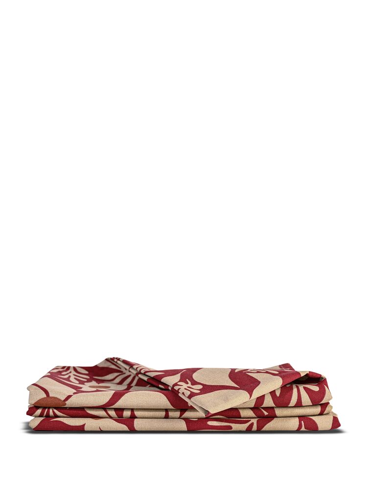 Edith tablecloth Bordeaux