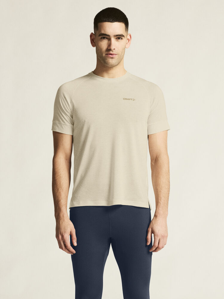Craft Wool SS Tee M - Tofu Melange [105M] / XS