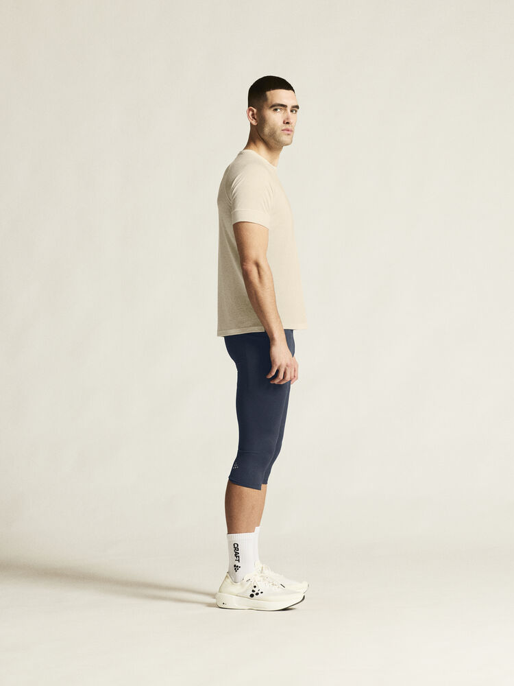 Craft Wool SS Tee M - Tofu Melange [105M] / XS