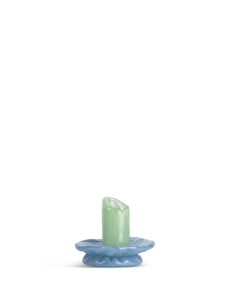 Candlestick Lara XS Minty green/light blue
